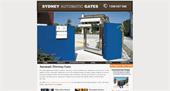 Desktop Screenshot of drivewaygates.com.au